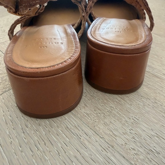 Sezane Paula Babies Woven Slingback Heels - Picture 4 of 6